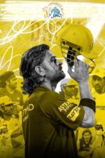 MS Dhoni CSK Poster - Chennai Super Kings Legend