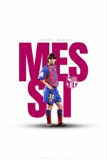 Lionel Messi Barcelona No.30 Poster | Football Wall Art for Fans