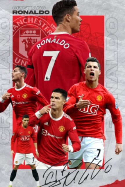 Cristiano Ronaldo Manchester United Posters