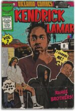 Hip-Hop Legends as Comic Heroes Kendrick Lamar, Kanye West, The Weeknd Art Prints