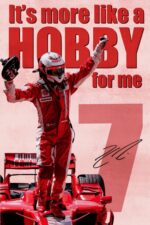 Kimi Raikkonen Driving Formula 1 Like a Hobby, Full of Passion