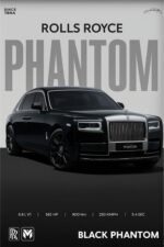 Rolls Royce Phantom Black Phantom Poster