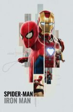 Spider-Man Iron Man MCU Poster Mentor & Protege Modern Graphic Art Print