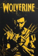 The X-Men Legend Iconic Wolverine Black & Yellow Art Print