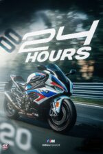 BMW Motorrad 24 Hours Poster Cinematic Race Bike Sport Superbike Art