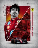 F1 Classic Legend Red Poster