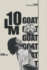 Minimalist GOAT #10 Football Poster Black and White Graphic Art Print