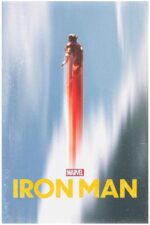 Iron Man Flying Poster - Retro Minimalist Marvel Cinematic Universe Art
