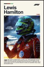 Lewis Hamilton - Ferrari Legacy Poster 2025 Edition